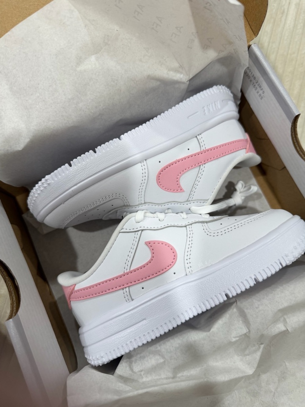 Pink and White force 1 9C